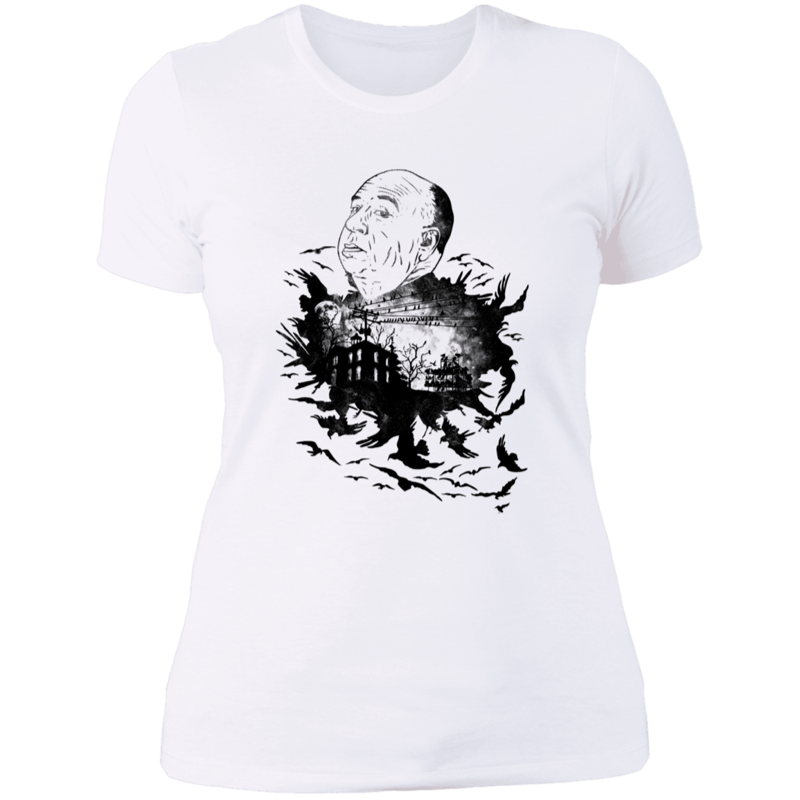 T-Shirts White / S Master Of Suspense Women's Premium T-Shirt