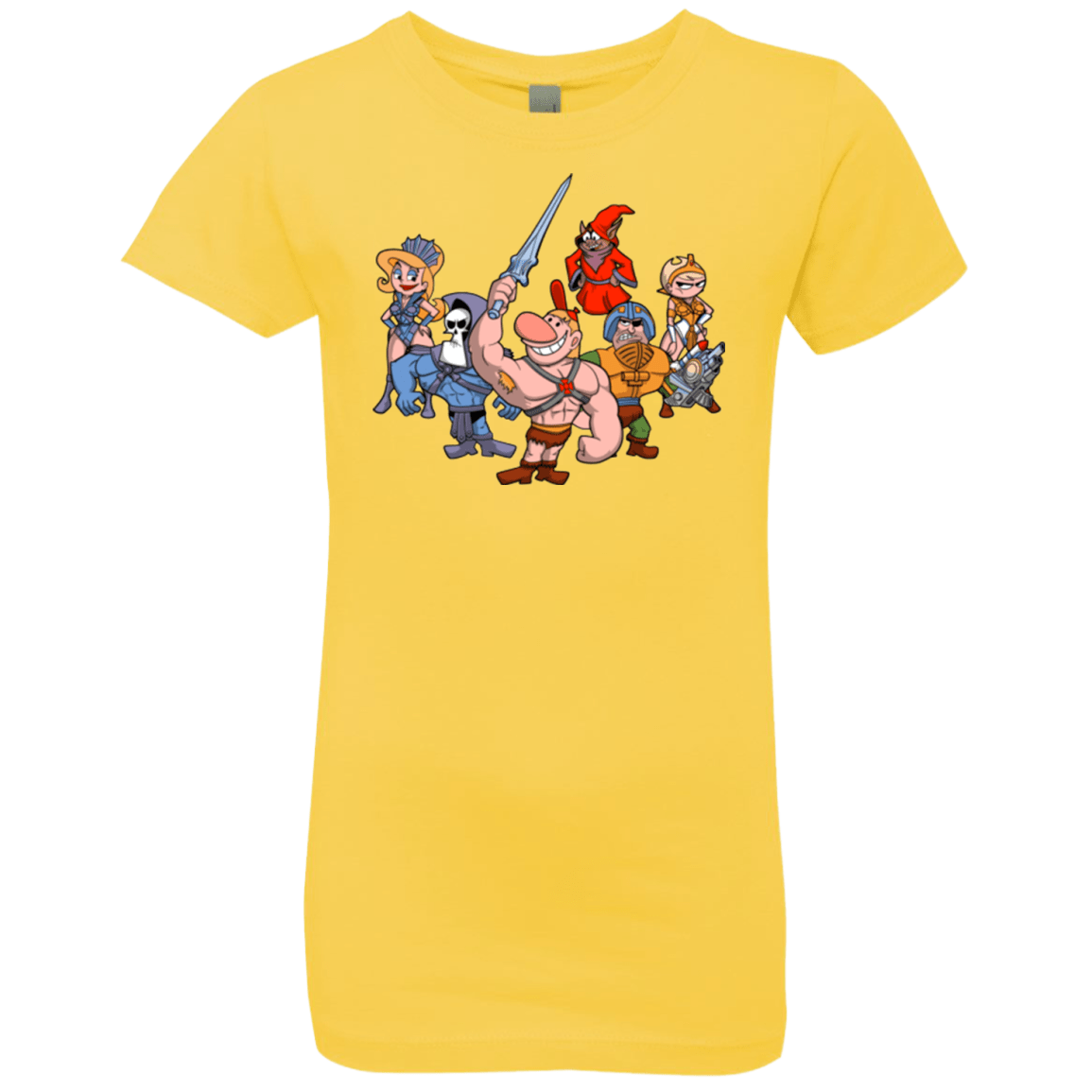 T-Shirts Vibrant Yellow / YXS Masters of the Grimverse Girls Premium T-Shirt