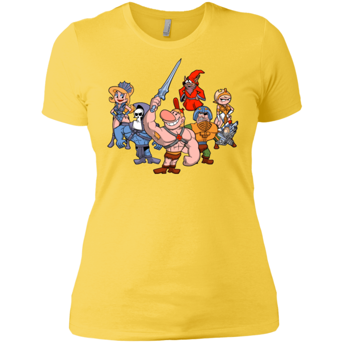 T-Shirts Vibrant Yellow / X-Small Masters of the Grimverse Women's Premium T-Shirt