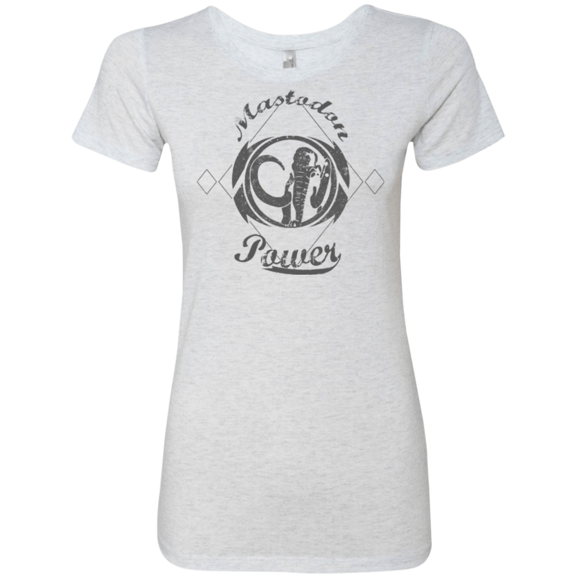 T-Shirts Heather White / Small Mastodon Women's Triblend T-Shirt