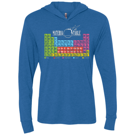 T-Shirts Vintage Royal / X-Small MATERIA TABLE Triblend Long Sleeve Hoodie Tee
