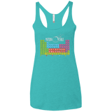 T-Shirts Tahiti Blue / X-Small MATERIA TABLE Women's Triblend Racerback Tank