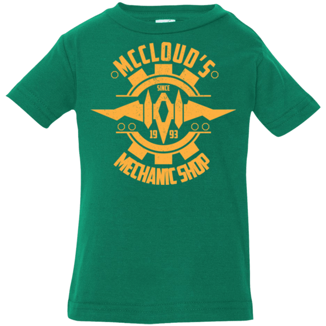 T-Shirts Kelly / 6 Months McCloud Mechanic Shop Infant Premium T-Shirt