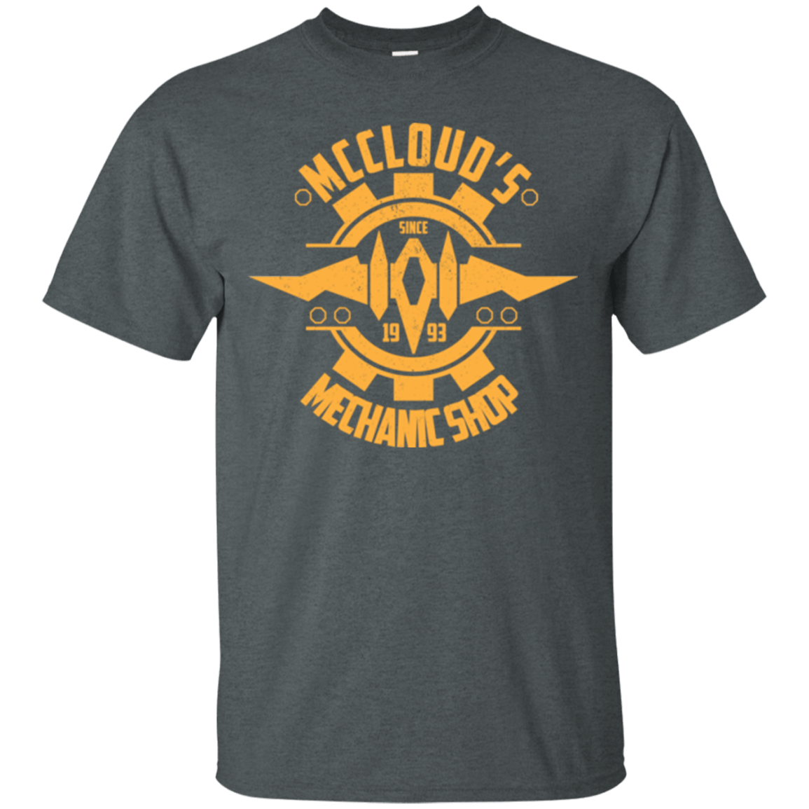 T-Shirts Dark Heather / Small McCloud Mechanic Shop T-Shirt