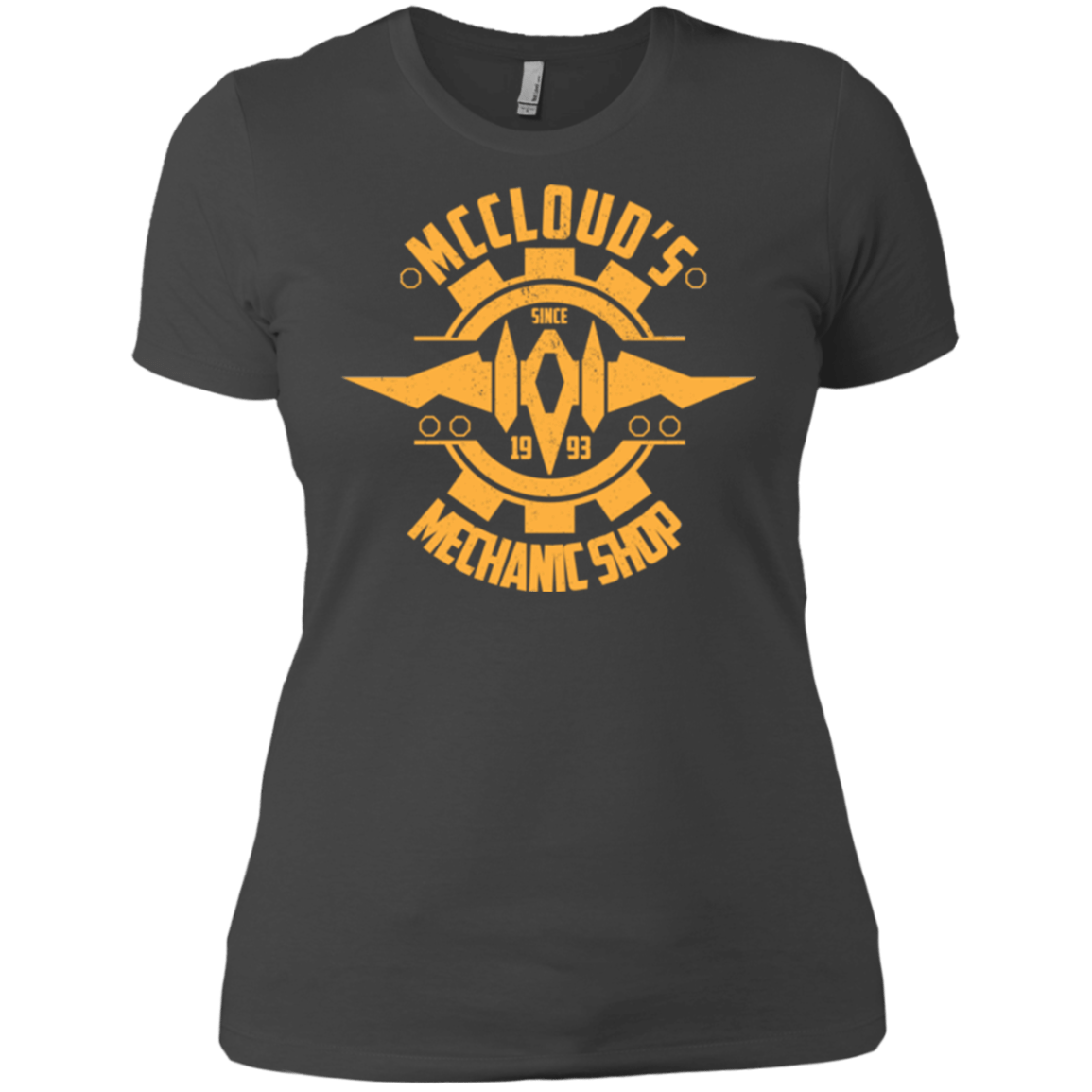 T-Shirts Heavy Metal / X-Small McCloud Mechanic Shop Women's Premium T-Shirt