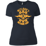 T-Shirts Indigo / X-Small McCloud Mechanic Shop Women's Premium T-Shirt