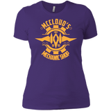 T-Shirts Purple / X-Small McCloud Mechanic Shop Women's Premium T-Shirt