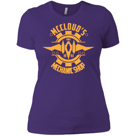 T-Shirts Purple / X-Small McCloud Mechanic Shop Women's Premium T-Shirt