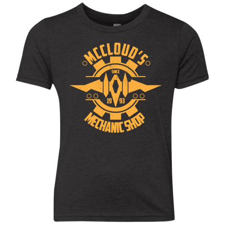 T-Shirts Vintage Black / YXS McCloud Mechanic Shop Youth Triblend T-Shirt