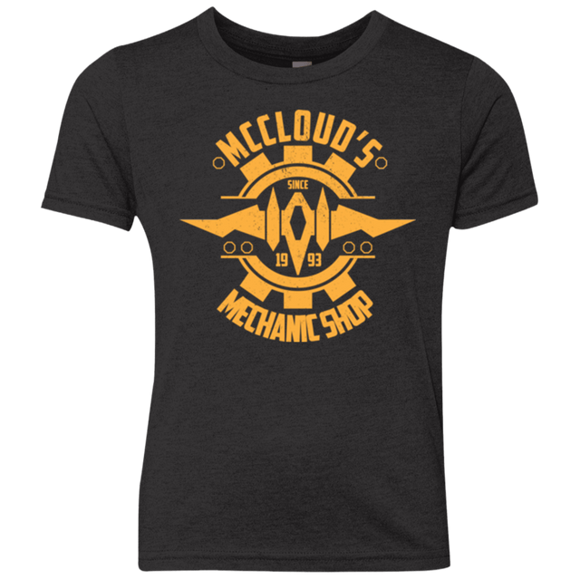 T-Shirts Vintage Black / YXS McCloud Mechanic Shop Youth Triblend T-Shirt
