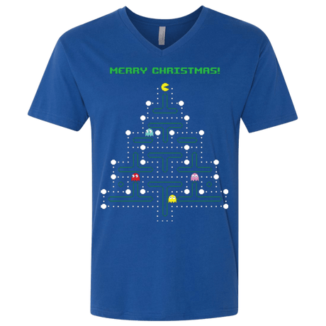 T-Shirts Royal / X-Small Mcpacman Men's Premium V-Neck