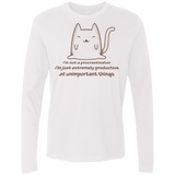 T-Shirts White / Small ME cat Men's Premium Long Sleeve