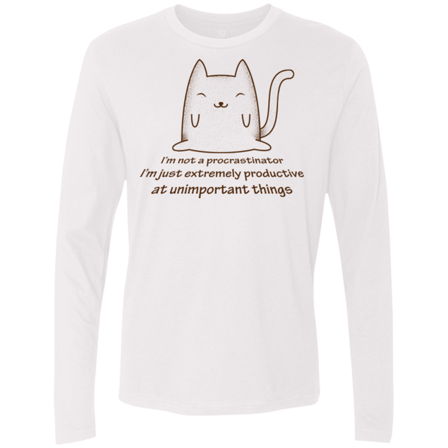 T-Shirts White / Small ME cat Men's Premium Long Sleeve