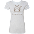 T-Shirts Heather White / Small ME cat Women's Triblend T-Shirt