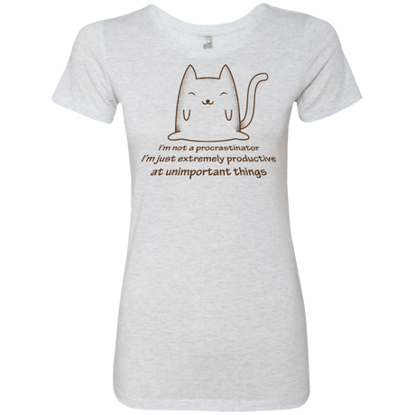 T-Shirts Heather White / Small ME cat Women's Triblend T-Shirt