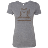 T-Shirts Premium Heather / Small ME cat Women's Triblend T-Shirt