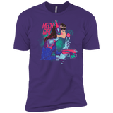 T-Shirts Purple / X-Small Mech Girl Men's Premium T-Shirt