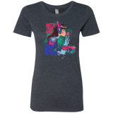 T-Shirts Vintage Navy / Small Mech Girl Women's Triblend T-Shirt