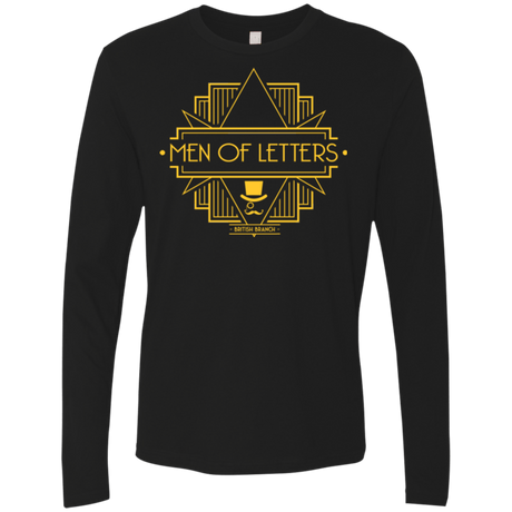 T-Shirts Black / Small Men Of Letters British Branch Men's Premium Long Sleeve