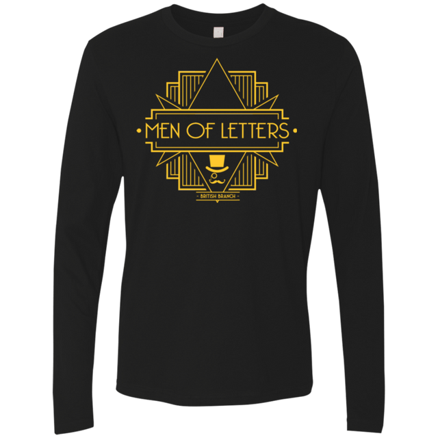 T-Shirts Black / Small Men Of Letters British Branch Men's Premium Long Sleeve