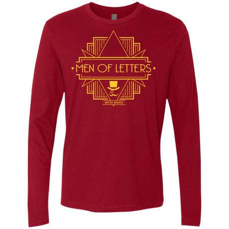 T-Shirts Cardinal / Small Men Of Letters British Branch Men's Premium Long Sleeve