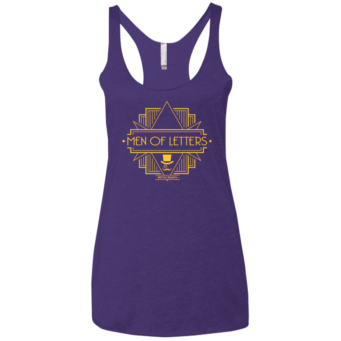 T-Shirts Purple / X-Small Men Of Letters British Branch Women's Triblend Racerback Tank