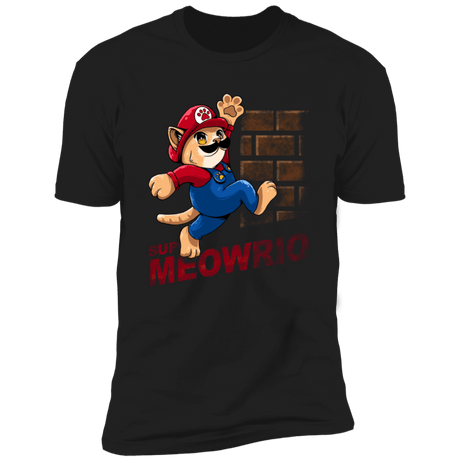 T-Shirts Black / X-Small Meowrio Men's Premium T-Shirt