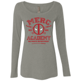 T-Shirts Venetian Grey / Small Merc Academy Women's Triblend Long Sleeve Shirt