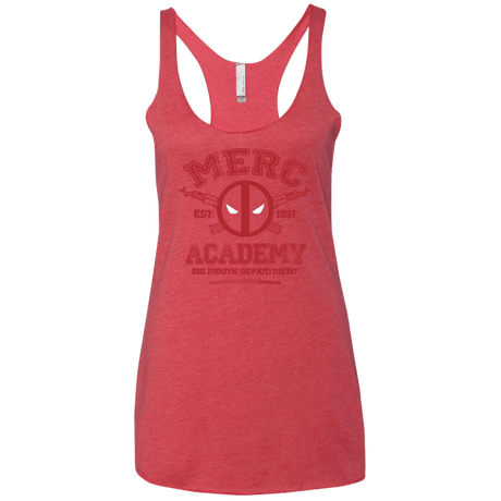 T-Shirts Vintage Red / X-Small Merc Academy Women's Triblend Racerback Tank