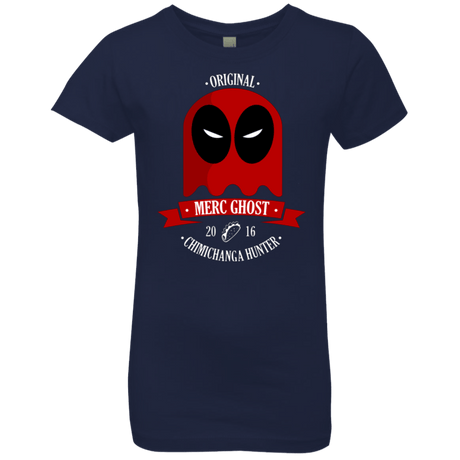 T-Shirts Midnight Navy / YXS Merc Ghost Full Girls Premium T-Shirt