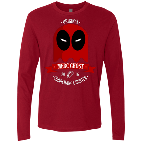 T-Shirts Cardinal / Small Merc Ghost Full Men's Premium Long Sleeve