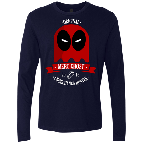 T-Shirts Midnight Navy / Small Merc Ghost Full Men's Premium Long Sleeve