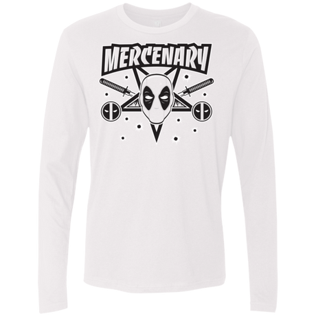 T-Shirts White / Small Mercenary (1) Men's Premium Long Sleeve