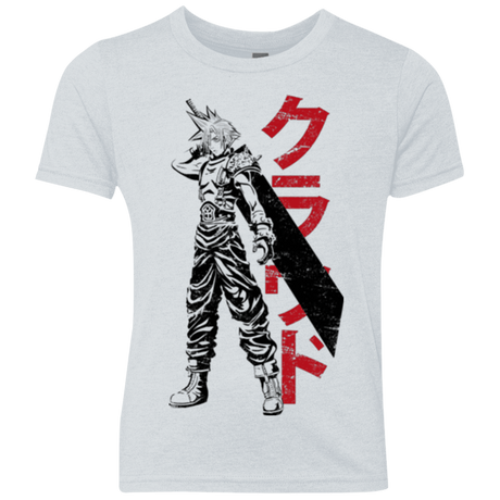 T-Shirts Heather White / YXS Mercenary Youth Triblend T-Shirt