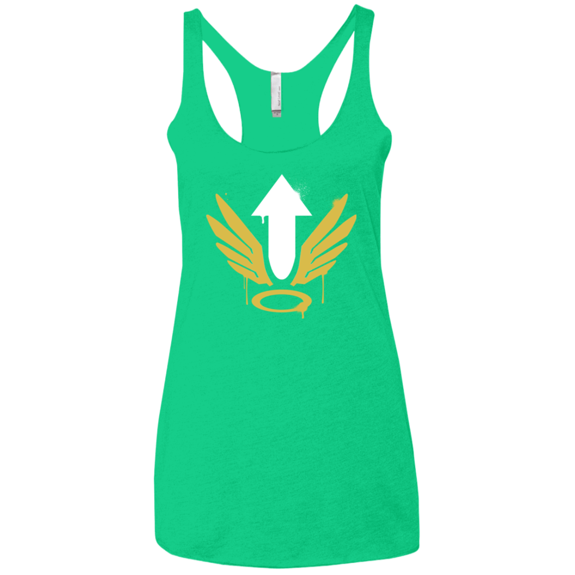 T-Shirts Envy / X-Small Mercy Arrow Women's Triblend Racerback Tank