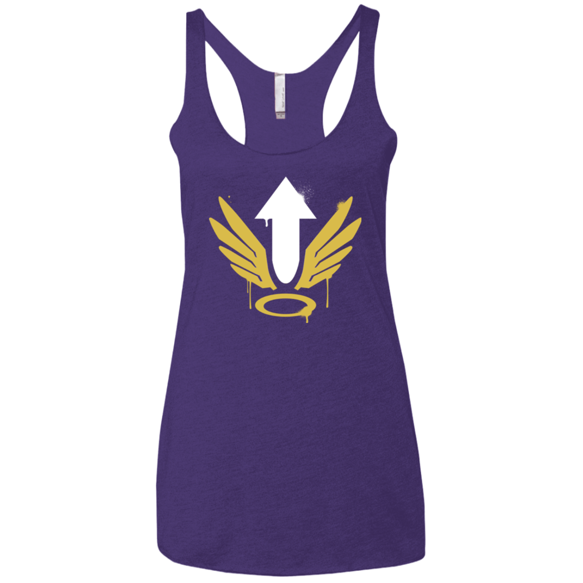 T-Shirts Purple / X-Small Mercy Arrow Women's Triblend Racerback Tank