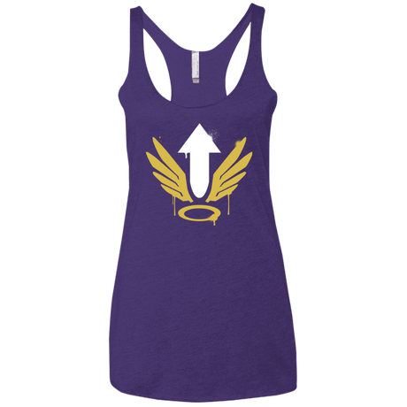T-Shirts Purple / X-Small Mercy Arrow Women's Triblend Racerback Tank