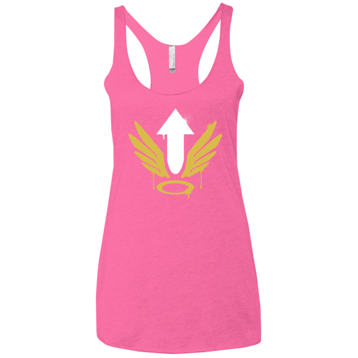 T-Shirts Vintage Pink / X-Small Mercy Arrow Women's Triblend Racerback Tank