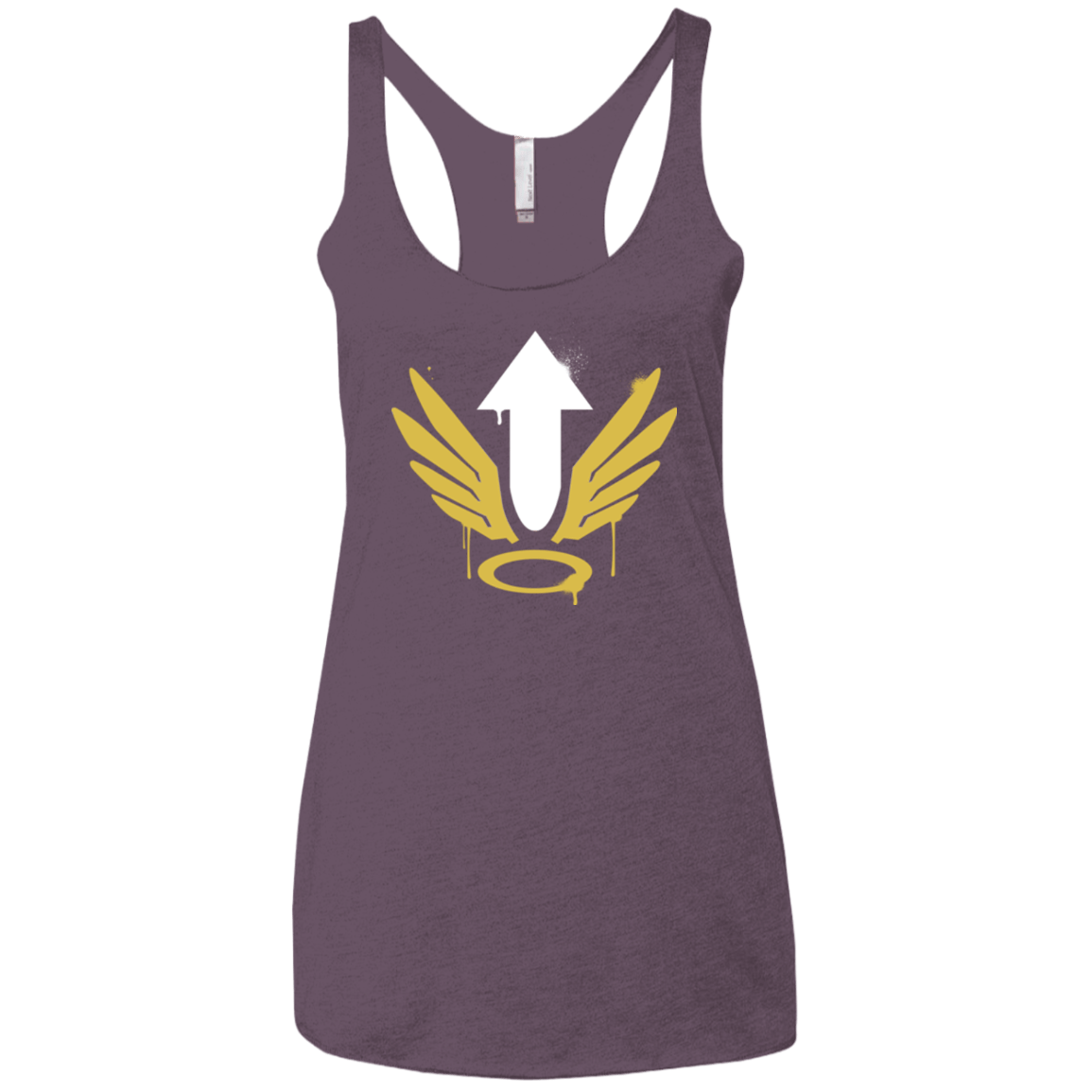 T-Shirts Vintage Purple / X-Small Mercy Arrow Women's Triblend Racerback Tank