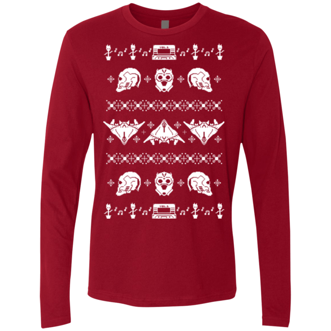 T-Shirts Cardinal / Small Merry Christmas A-Holes 2 Men's Premium Long Sleeve