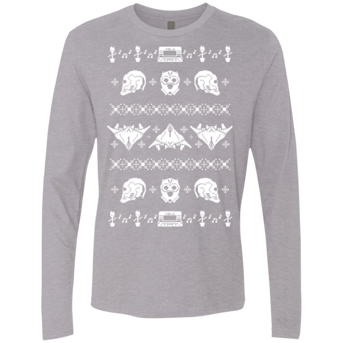 T-Shirts Heather Grey / Small Merry Christmas A-Holes 2 Men's Premium Long Sleeve
