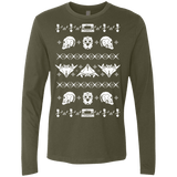 T-Shirts Military Green / Small Merry Christmas A-Holes 2 Men's Premium Long Sleeve
