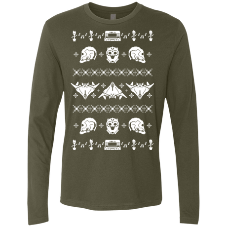 T-Shirts Military Green / Small Merry Christmas A-Holes 2 Men's Premium Long Sleeve