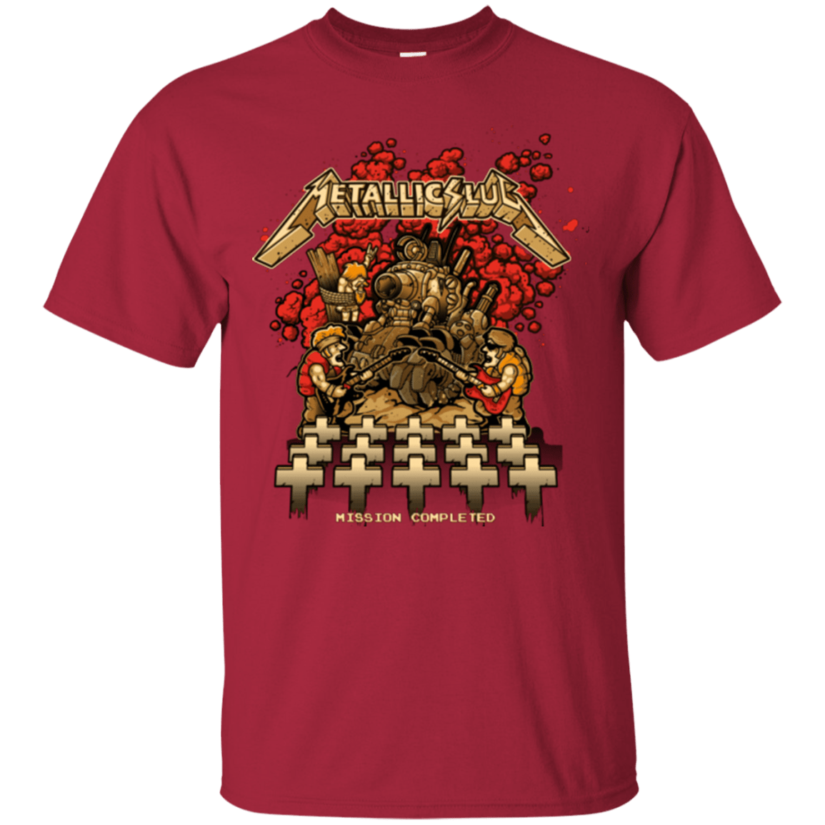 T-Shirts Cardinal / Small METALLIC SLUG T-Shirt