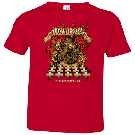 T-Shirts Red / 2T METALLIC SLUG Toddler Premium T-Shirt