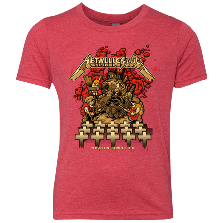 T-Shirts Vintage Red / YXS METALLIC SLUG Youth Triblend T-Shirt