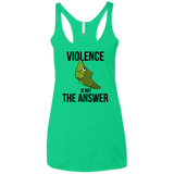 T-Shirts Envy / X-Small Metapeace Women's Triblend Racerback Tank