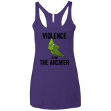 T-Shirts Purple / X-Small Metapeace Women's Triblend Racerback Tank