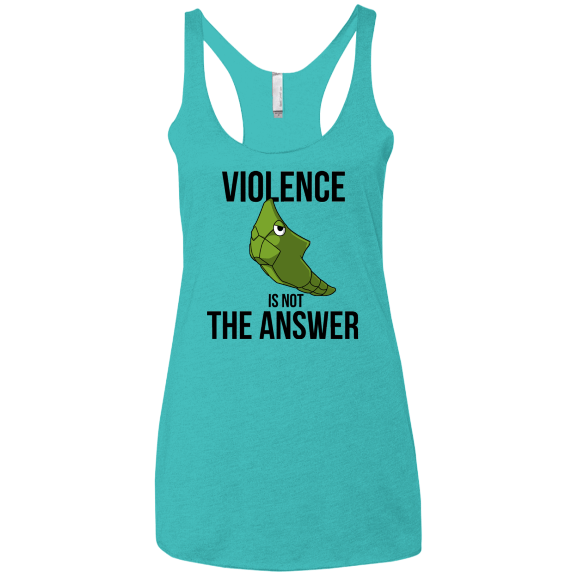 T-Shirts Tahiti Blue / X-Small Metapeace Women's Triblend Racerback Tank