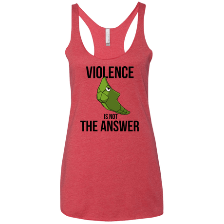 T-Shirts Vintage Red / X-Small Metapeace Women's Triblend Racerback Tank